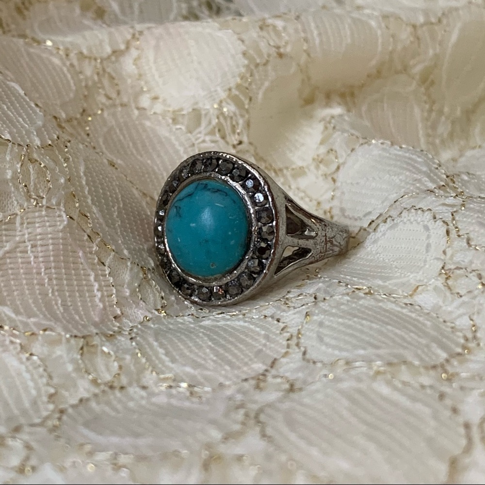 Vintage Turquoise Stone Ring